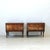 Mid-Century Bedside Tables in Italian Briar Design, 1950s, Set of 2 For Sale - Image 16 of 18
