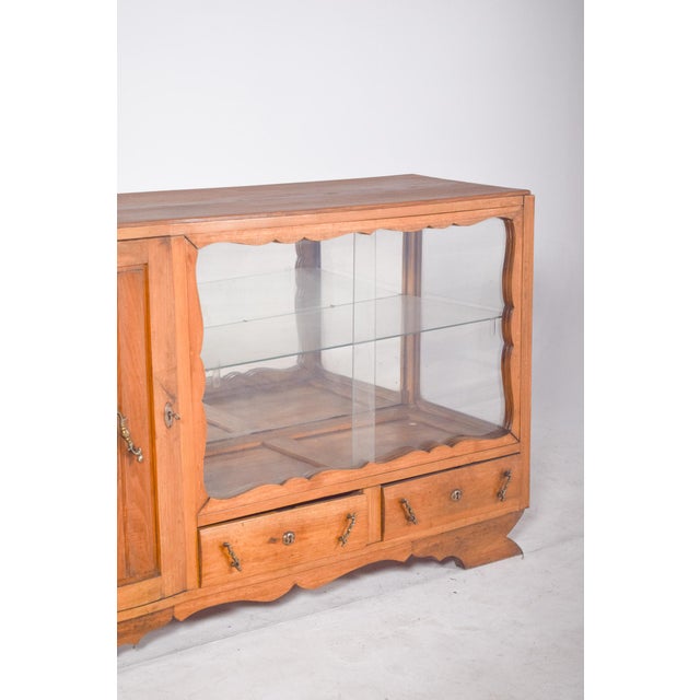 Vintage European Sideboard with Display Case, 1920s For Sale - Image 3 of 13