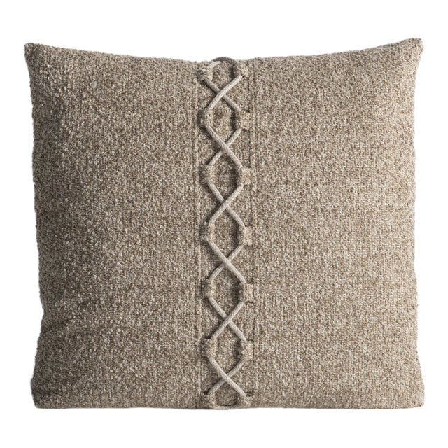 Lancaster Signature Madera Pillow in Demi Topaz For Sale