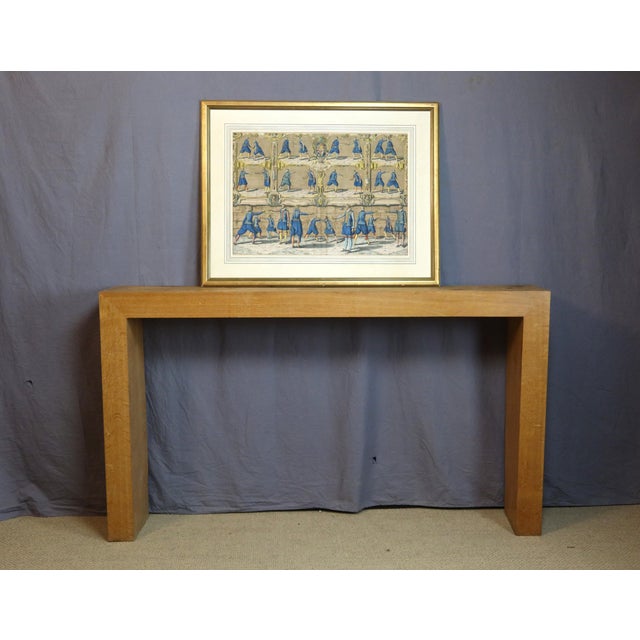 20th Century Oak Console, 1960s, in Good conditions. Designed 1960 to 1969