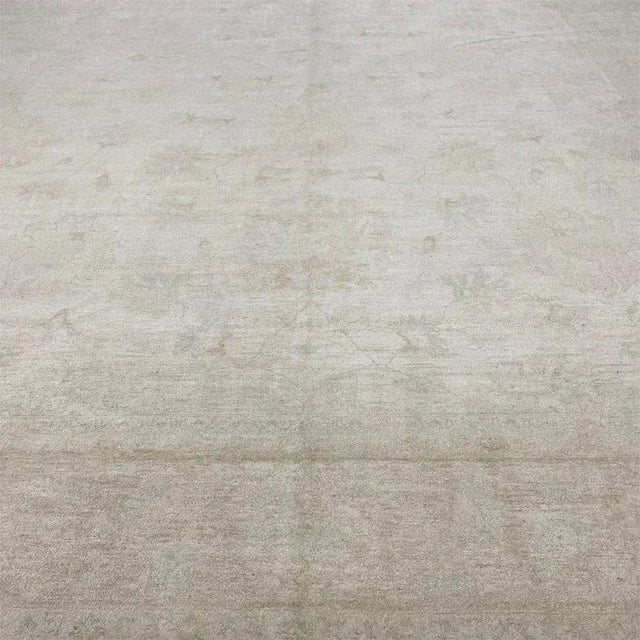 Textile Handwoven Oushak Style Area Rug 12’1″ X 17’9″ For Sale - Image 7 of 13