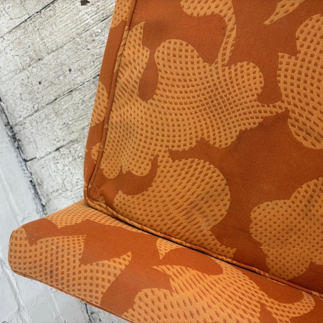 Knoll Mid Century Modern Knoll Style Lounge Arm Chair Chrome For Sale - Image 4 of 12