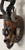 Guro Style African Carved Wood Horned Antelope Mask With Figure, Côte D’Ivoire For Sale - Image 9 of 12