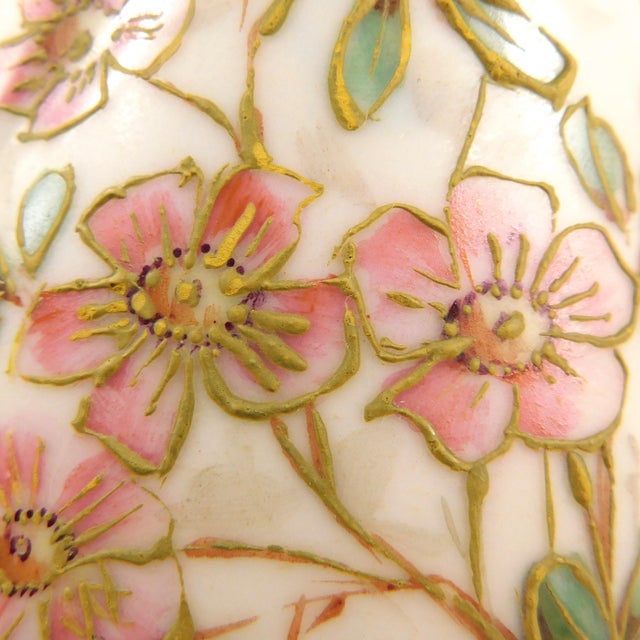 Ceramic Late 18th Century Jean Pouyat Limoges Hand Painted, Two Color Chocolate Pot For Sale - Image 7 of 12