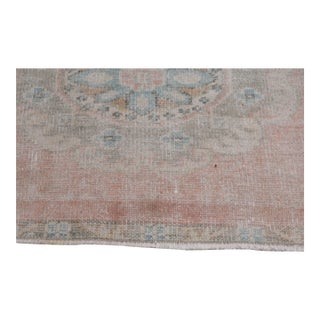 Vintage Turkish Anatolian Hand Knotted Wool Rug, 2'6x10'2 For Sale