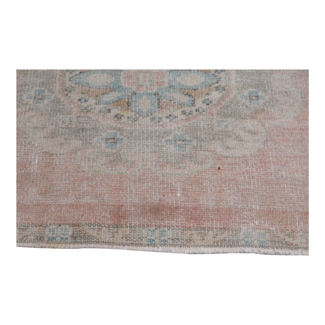 Vintage Turkish Anatolian Hand Knotted Wool Rug, 2'6x10'2 For Sale