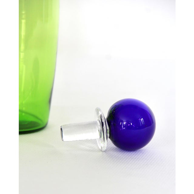 Vintage Murano Art Glass Bottle by Carlo Moretti, Italy, 1980s For Sale - Image 4 of 13