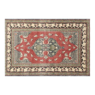 1960s Turkish Oushak Rug For Sale