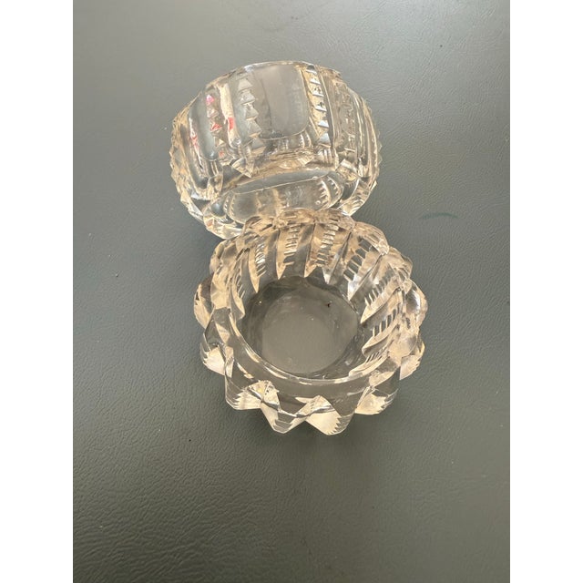 Late 19th Century Crystal Salt Cellar For Sale - Image 4 of 5