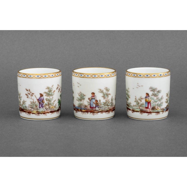 Late 20th Century Richard Ginori "Pittoria" Demitasse Service, 22 pcs For Sale - Image 11 of 17