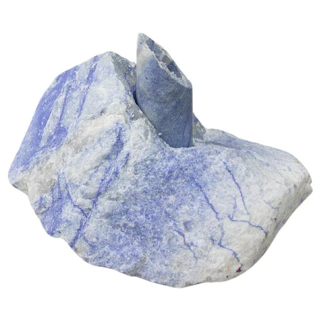 Blue Quartz Abra Candelabra II by Studio DO For Sale - Image 6 of 6