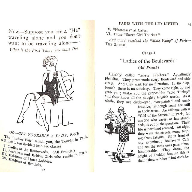Paper "Paris With the Lid Lifted" 1927 Reynolds, Bruce For Sale - Image 7 of 12