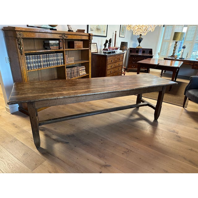 Large French Antique Farmhouse Table For Sale - Image 11 of 16
