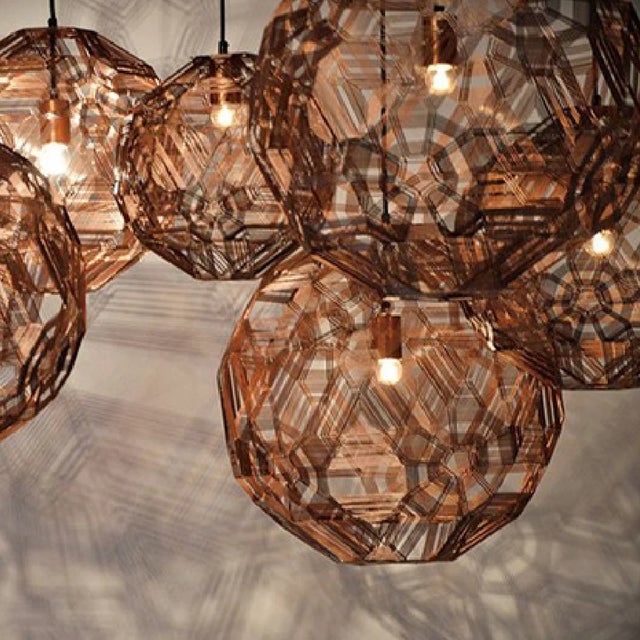 2020s Galvanized Iron Pendant Light, Florentine, 15.75" Diameter - Zattelite 4 by Oggetti For Sale - Image 5 of 5