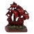 Vintage Cast Iron Red Ship Doorstop For Sale