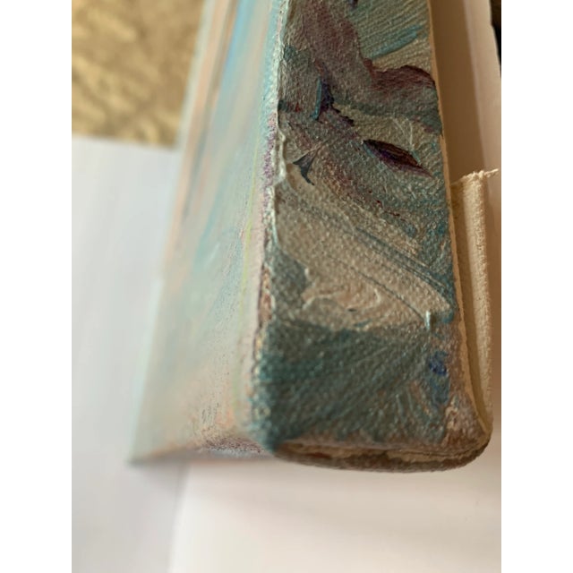 White Contemporary Oil Portrait of a Man Signed by Texas Artist Mark Nanney, Unframed For Sale - Image 8 of 11