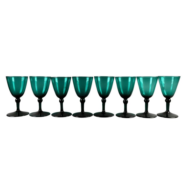 Late 19th Century Collection of 61 Green Glasses For Sale - Image 5 of 11