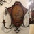 1990s Italian Handpainted Metal Sconce For Sale - Image 10 of 10