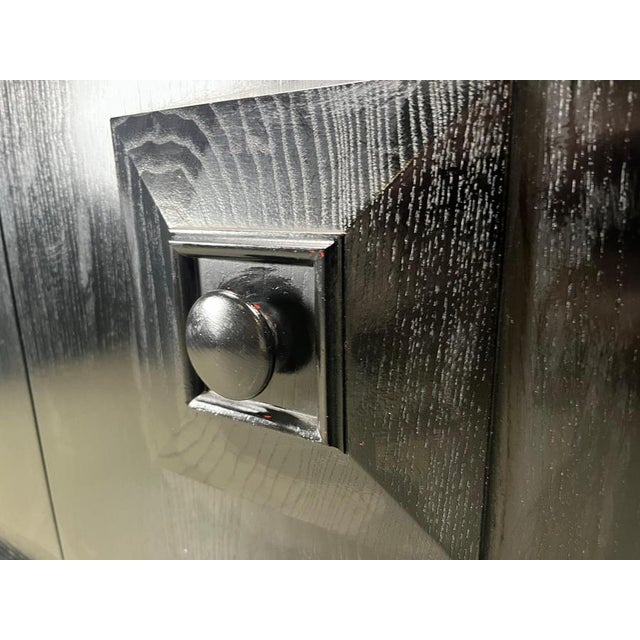 Black Brutalist Bar Cabinet, 1970s For Sale - Image 4 of 12