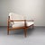 3-Seater Teak Sofa with Rattan Backrest & Bouclé Cover by Carl Straub / Goldfeder, Germany, 1960s For Sale - Image 14 of 14