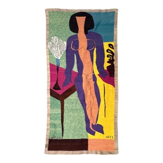 1970s Woven Wall Hanging After Matisse For Sale
