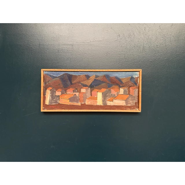 Johan Lundgren, Cityscape, 1952, Oil Painting on Canvas, Framed For Sale - Image 16 of 18