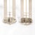 Silver Pair of Modernist Signed Swid Powell Geometric Candlestick Holders For Sale - Image 8 of 18
