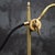 Metal French Holophane Glass and Brass Desk Light For Sale - Image 7 of 9