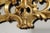 1950s Friedman Brothers Attributed 3 Panel Gold Frame Mirror For Sale - Image 5 of 16