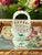 Ceramic Herend Hungarian Vintage Mini Hand-Painted Porcelain Basket With Handle - Made in Hungary For Sale - Image 7 of 10