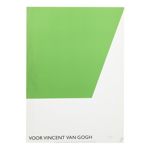 Homage to Van Gogh Poster after Ellsworth Kelly, 1990 For Sale