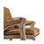 Brown Rustic Western Leather Armchair For Sale - Image 8 of 9