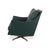 Set of Green Leather Boss Armchair and Ottoman with Manual Function from Flexform For Sale - Image 17 of 18