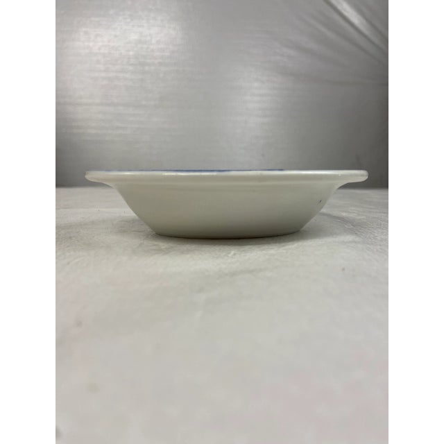 Oval Blue and White Porcelain Dish For Sale - Image 6 of 7