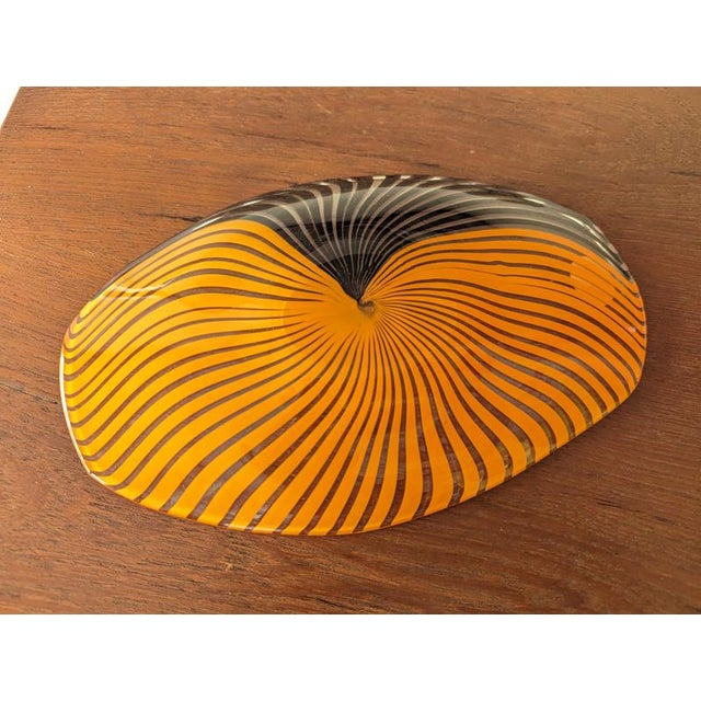 Small Murano Glass Plate by Gian Maria Potenza for La Murrina, 1970s For Sale - Image 9 of 10