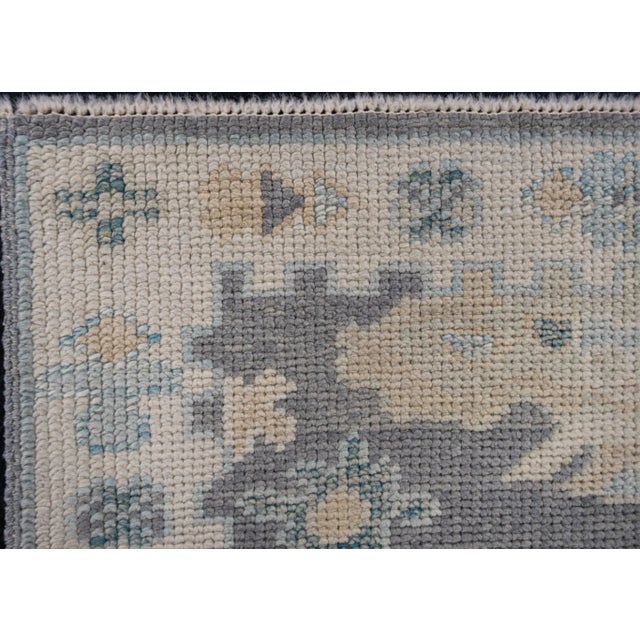 Turkish Oushak Rug 2'2" x 2'11" For Sale - Image 4 of 6