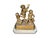 Gold 19th Century Gilded Bronze Sculptural Group, 1900 For Sale - Image 8 of 18