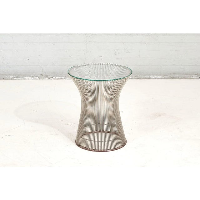 Warren Platner for Knoll side/end table in chrome and glass 1960. Original We have 2 of these tables available. They are...