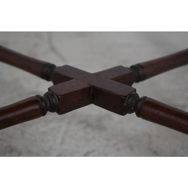 High Quality Vintage Mahogany Chinese Chippendale Tea Table For Sale - Image 12 of 13