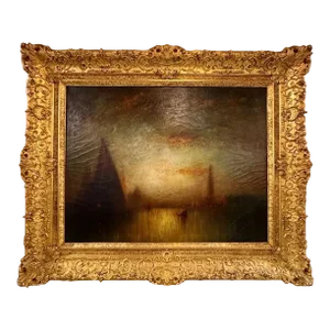 Impressionist Oil on Canvas by Henry George Bogert