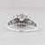 0.25ctw Diamond Solitaire Engagement Ring 14k Gold Antique Style Filigree Size 7 For Sale - Image 4 of 8