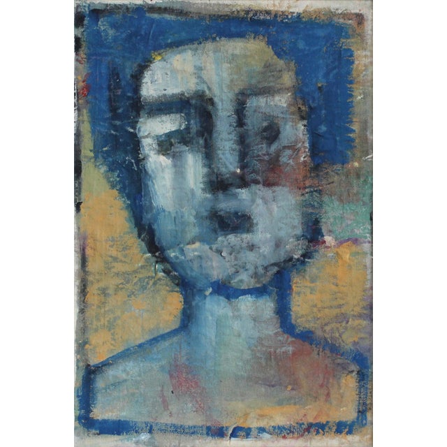 Hidden portraits xix', acrylic on canvas mounted on board, florentine school (circa 1980s-90s). This gallery has acquired...