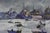 Modern Mid Century Modern Impasto Oil Painting - Venice St. Mark's Basilica at Sunset by Huib Van Vugt (1923-2008) For Sale - Image 3 of 5