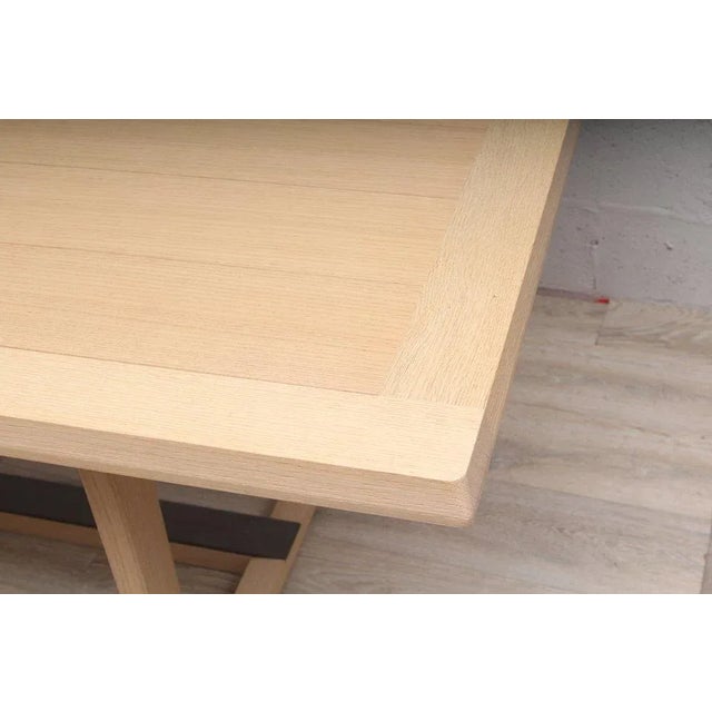 Almond Maxalto Recipio 14 Oak Dining Table by Antonio Citterio For Sale - Image 8 of 9