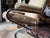 1970s Stressless Lounge Chair and Footstool in the Style of Ekorness Stressless For Sale - Image 9 of 12
