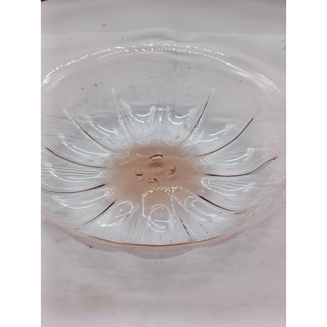 Mauve Murano Glass Centerpiece by Vittorio Zecchin for MVM Cappellin, Italy, 1930s For Sale - Image 7 of 8