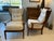 Wood Pair of Wood and Upholstered Armchairs, 1940s/50s, France For Sale - Image 7 of 17