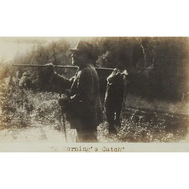 English Vintage Fishing Photograph For Sale - Image 3 of 3