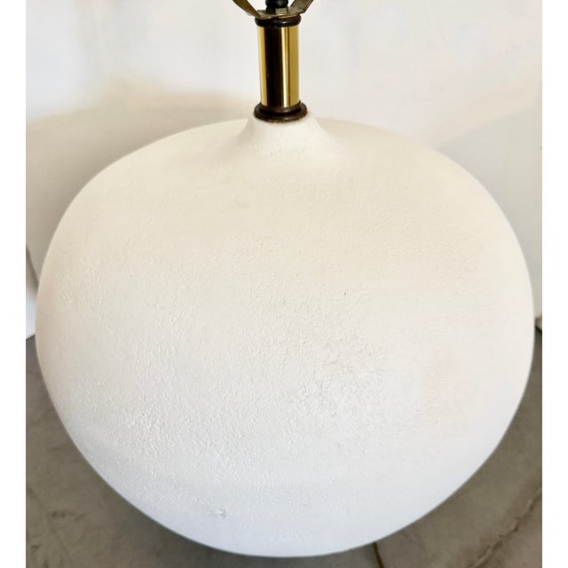 Large 1980's Plaster Table Lamp by Lee Reynolds For Sale - Image 9 of 12