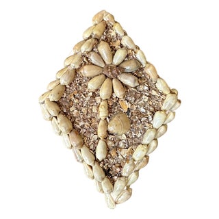 Vintage Tony Duquette Style Seashell Encrusted Box For Sale